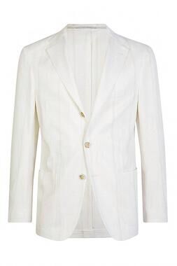 NEW ELEVENTY men's single breasted blazer in white